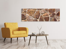 Laden Sie das Bild in den Galerie-Viewer, Leinwandbild Panorama Designmauer