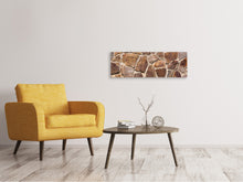 Laden Sie das Bild in den Galerie-Viewer, Leinwandbild Panorama Designmauer