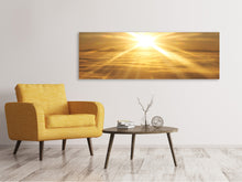 Laden Sie das Bild in den Galerie-Viewer, Leinwandbild Panorama Über dem Wolkenmeer