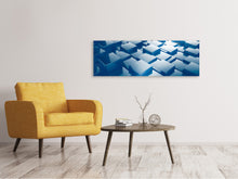 Laden Sie das Bild in den Galerie-Viewer, Leinwandbild Panorama 3D-Cubes