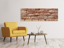 Laden Sie das Bild in den Galerie-Viewer, Leinwandbild Panorama Loft-Mauer