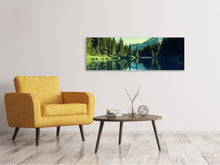 Laden Sie das Bild in den Galerie-Viewer, Leinwandbild Panorama Die Musik der Stille in den Bergen