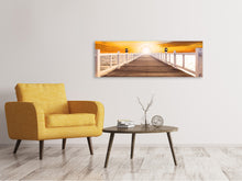 Laden Sie das Bild in den Galerie-Viewer, Leinwandbild Panorama Die Brücke Ins Glück