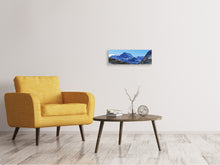 Laden Sie das Bild in den Galerie-Viewer, Leinwandbild Panorama Dem Gipfel entgegen