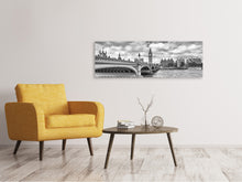 Laden Sie das Bild in den Galerie-Viewer, Leinwandbild Panorama Westminster Bridge