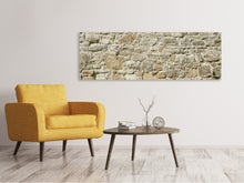 Laden Sie das Bild in den Galerie-Viewer, Leinwandbild Panorama Naturmauer