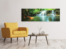 Laden Sie das Bild in den Galerie-Viewer, Leinwandbild Panorama Element Wasser