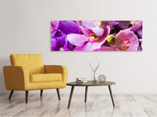 Laden Sie das Bild in den Galerie-Viewer, Leinwandbild Panorama Im Orchideenparadies