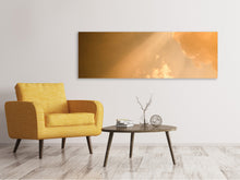 Laden Sie das Bild in den Galerie-Viewer, Leinwandbild Panorama Abendhimmel