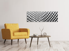Laden Sie das Bild in den Galerie-Viewer, Leinwandbild Panorama 3D-Rasterdesign