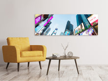 Laden Sie das Bild in den Galerie-Viewer, Leinwandbild Panorama Shopping in NYC
