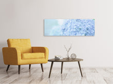 Laden Sie das Bild in den Galerie-Viewer, Leinwandbild Panorama Die Hortensie