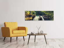 Laden Sie das Bild in den Galerie-Viewer, Leinwandbild Panorama Flussströmung