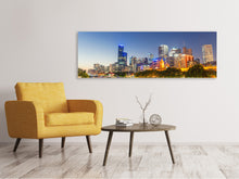 Laden Sie das Bild in den Galerie-Viewer, Leinwandbild Panorama Skyline Sydney in der Abenddämmerung