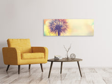 Laden Sie das Bild in den Galerie-Viewer, Leinwandbild Panorama Die Pusteblume im Licht