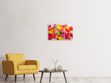 Laden Sie das Bild in den Galerie-Viewer, Leinwandbild 3-teilig Bunte Bonbons