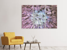 Laden Sie das Bild in den Galerie-Viewer, Leinwandbild 3-teilig Pusteblume im Lichterspiel