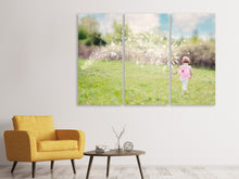 Laden Sie das Bild in den Galerie-Viewer, Leinwandbild 3-teilig Kleine Fee