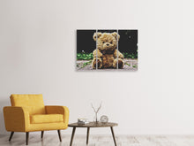 Laden Sie das Bild in den Galerie-Viewer, Leinwandbild 3-teilig Love Teddy
