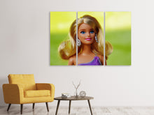 Laden Sie das Bild in den Galerie-Viewer, Leinwandbild 3-teilig Moderne Prinzessin