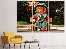 Laden Sie das Bild in den Galerie-Viewer, Leinwandbild 3-teilig Der Clown