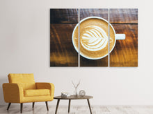 Laden Sie das Bild in den Galerie-Viewer, Leinwandbild 3-teilig Kaffee-Pause