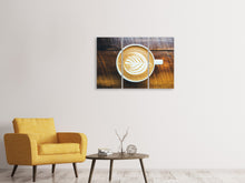 Laden Sie das Bild in den Galerie-Viewer, Leinwandbild 3-teilig Kaffee-Pause