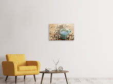 Laden Sie das Bild in den Galerie-Viewer, Leinwandbild 3-teilig Heisser Kaffee