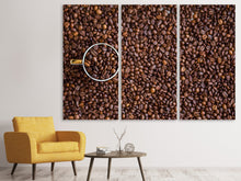 Laden Sie das Bild in den Galerie-Viewer, Leinwandbild 3-teilig Alles Kaffeebohnen