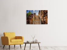 Laden Sie das Bild in den Galerie-Viewer, Leinwandbild 3-teilig Steintreppe