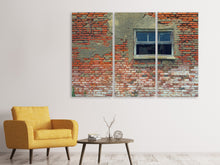 Laden Sie das Bild in den Galerie-Viewer, Leinwandbild 3-teilig Altes Fenster