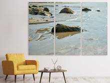 Laden Sie das Bild in den Galerie-Viewer, Leinwandbild 3-teilig Strand Momente