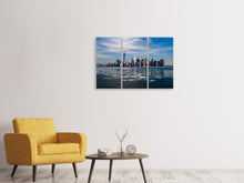 Laden Sie das Bild in den Galerie-Viewer, Leinwandbild 3-teilig New York im Winter