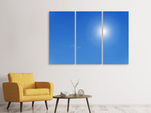 Laden Sie das Bild in den Galerie-Viewer, Leinwandbild 3-teilig Beste Wetterlage