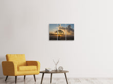 Laden Sie das Bild in den Galerie-Viewer, Leinwandbild 3-teilig Ein einsamer Baum
