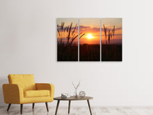 Laden Sie das Bild in den Galerie-Viewer, Leinwandbild 3-teilig Entzückender Sonnenuntergang