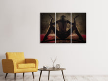 Laden Sie das Bild in den Galerie-Viewer, Leinwandbild 3-teilig Die Inzsenierung