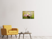 Laden Sie das Bild in den Galerie-Viewer, Leinwandbild 3-teilig Ein Korb voller Rosen