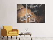 Laden Sie das Bild in den Galerie-Viewer, Leinwandbild 3-teilig Retro Reise