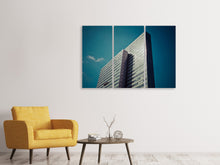 Laden Sie das Bild in den Galerie-Viewer, Leinwandbild 3-teilig Urbane Architektur