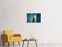 Laden Sie das Bild in den Galerie-Viewer, Leinwandbild 3-teilig Urbane Architektur