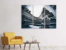 Laden Sie das Bild in den Galerie-Viewer, Leinwandbild 3-teilig Aussergewöhnliche Architektur