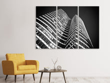 Laden Sie das Bild in den Galerie-Viewer, Leinwandbild 3-teilig Close up Hochhaus