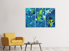 Laden Sie das Bild in den Galerie-Viewer, Leinwandbild 3-teilig Wand Malerei