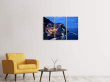Laden Sie das Bild in den Galerie-Viewer, Leinwandbild 3-teilig Cinque Terre