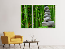 Laden Sie das Bild in den Galerie-Viewer, Leinwandbild 3-teilig XL Feng Shui