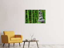 Laden Sie das Bild in den Galerie-Viewer, Leinwandbild 3-teilig XL Feng Shui