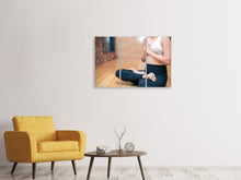 Laden Sie das Bild in den Galerie-Viewer, Leinwandbild 3-teilig Entspanntes Yoga