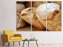 Laden Sie das Bild in den Galerie-Viewer, Leinwandbild 3-teilig Gesundes Brot