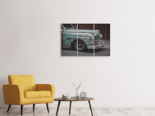 Laden Sie das Bild in den Galerie-Viewer, Leinwandbild 3-teilig Oldtimer Lack ab